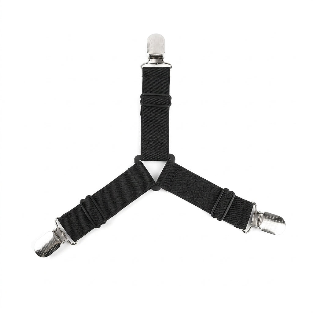 Triangle Bed Mattress Sheet Clip-Black