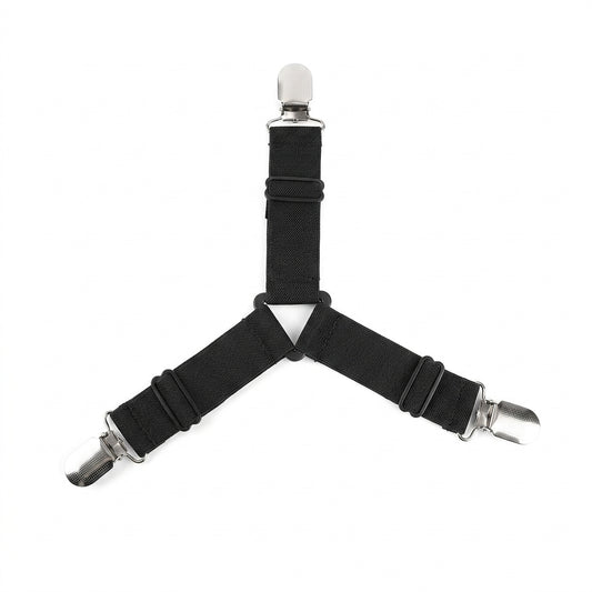 Triangle Bed Mattress Sheet Clip-Black