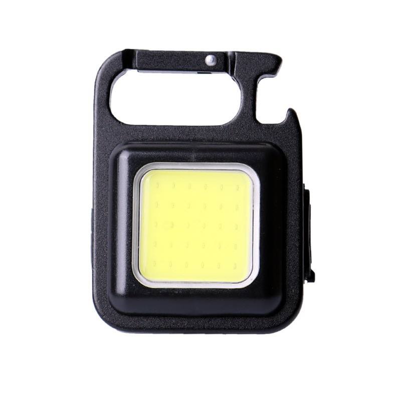 1000 Lumens Mini COB Keychain Flashlight Rechargeable Magnetic Work Light