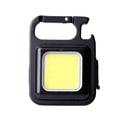 1000 Lumens Mini COB Keychain Flashlight Rechargeable Magnetic Work Light