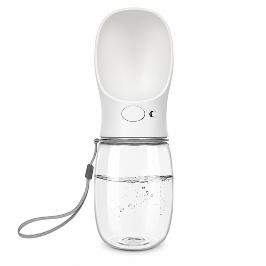 Dog Water Bottle-White-550ml