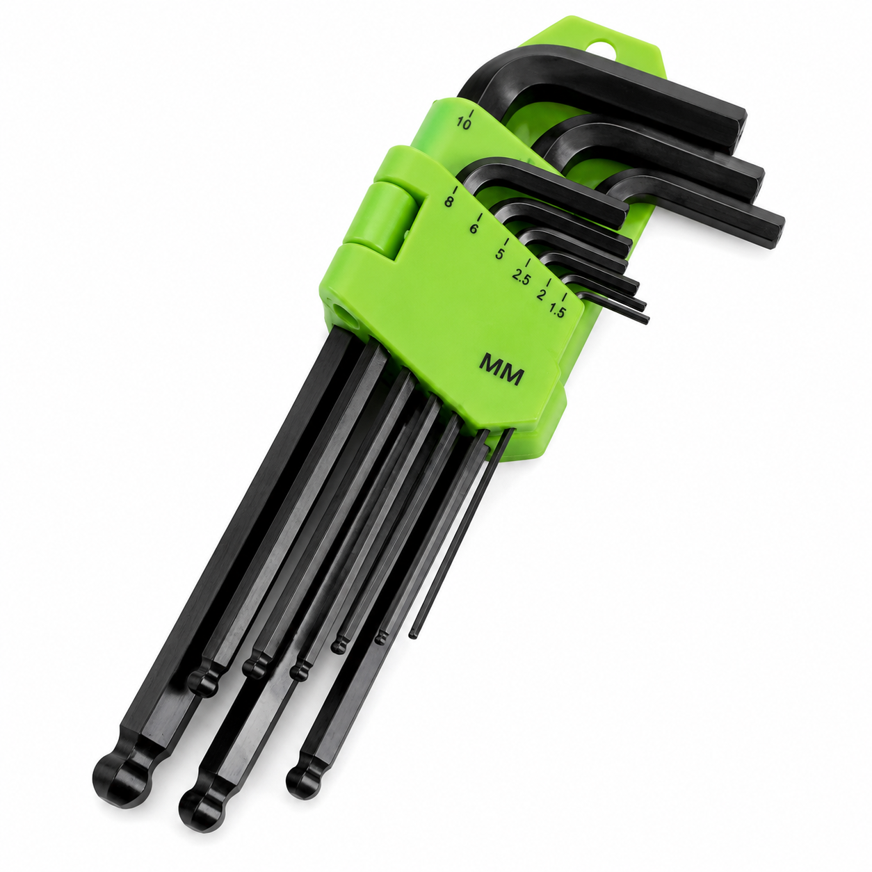 9-Piece Long-Arm Ball End Hex Key Set