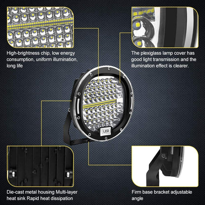 300W LED Work Light Bar Spot Beam
