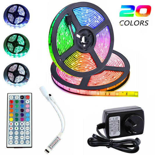 300 LED 5050 RGB LED strip With Adapter
