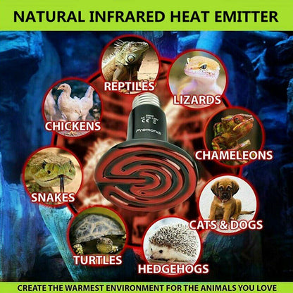 75W Ceramic Reptile Brooder Lamp