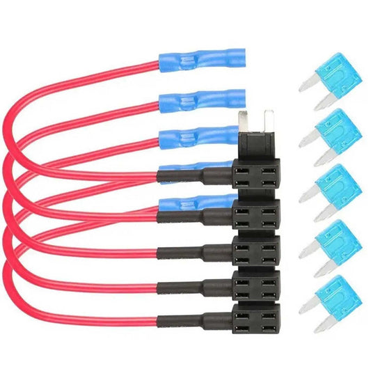 5PCS 12V 20 Amp Mini Car Add-a-circuit Fuse