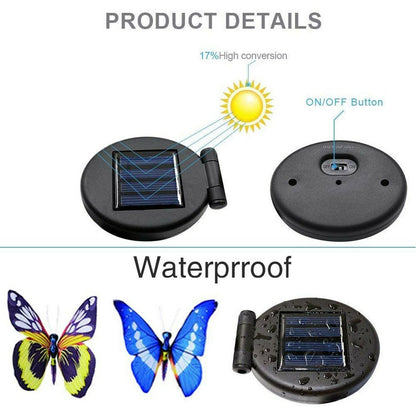 3 PCS Garden Solar Butterfly light