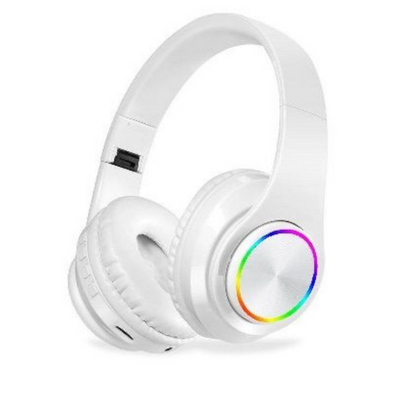 Bluetooth V5.0 Headphones Foldable With LED Lights