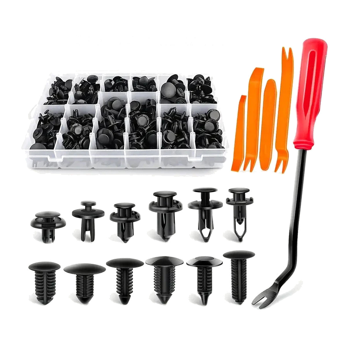 Car Bumper Retainer Clips Plastic Rivets Fasteners