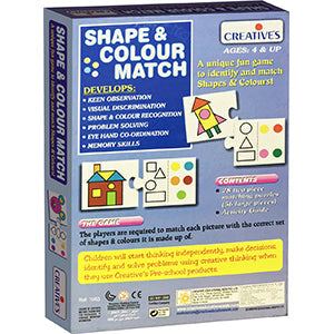 Shape & Colour Match- Cards