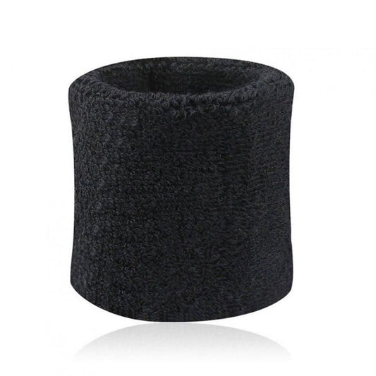 Sport Wrist Sweatbands - Cotton Spandex (Pair)