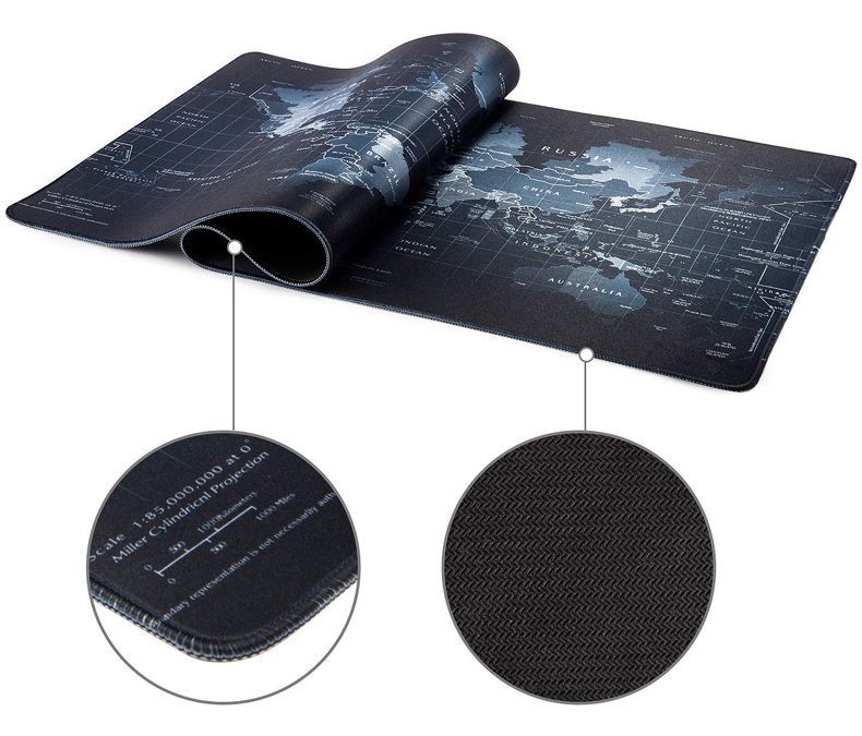 World Map Keyboard pad