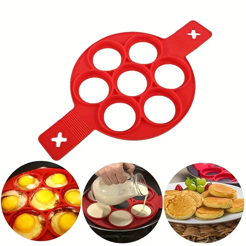 1pc Silicone Non-stick Baking Cookie Mold, Cake Mold, Pancake Mold