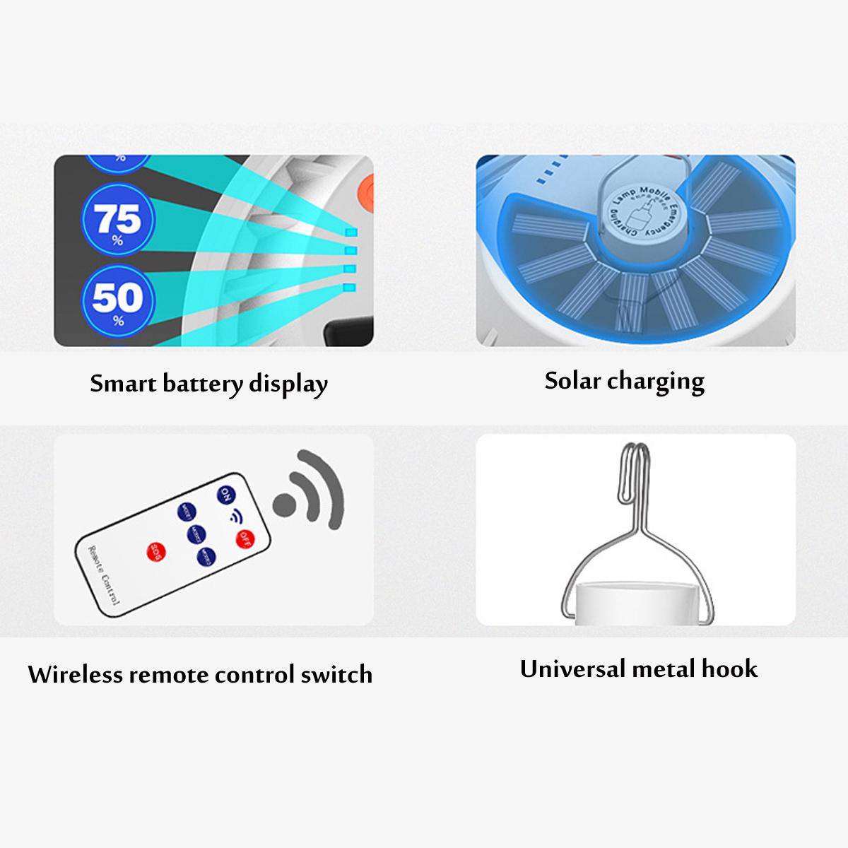 120 led Remote Control Solar LED Light
