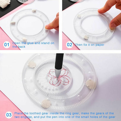 27Pcs Spirograph Design Set