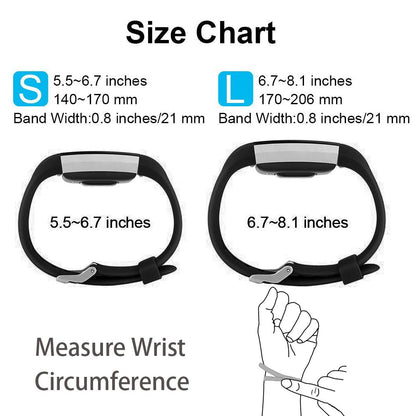 Fitness Tracker Normal Rubber band-Black-S