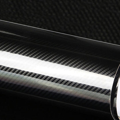 Black Carbon Fiber Sticker
