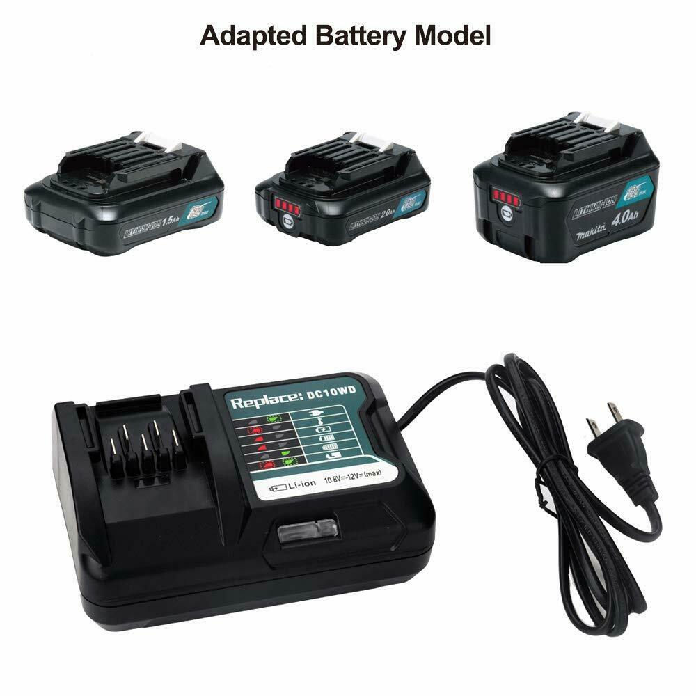 Replacement Battery Charger for 10.8V-12V Cordless Power Tools