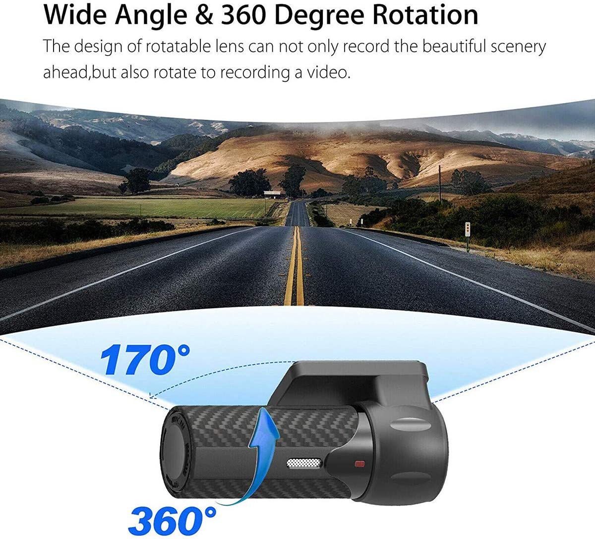 170 Degree Wide Angle WDR WiFi Cam