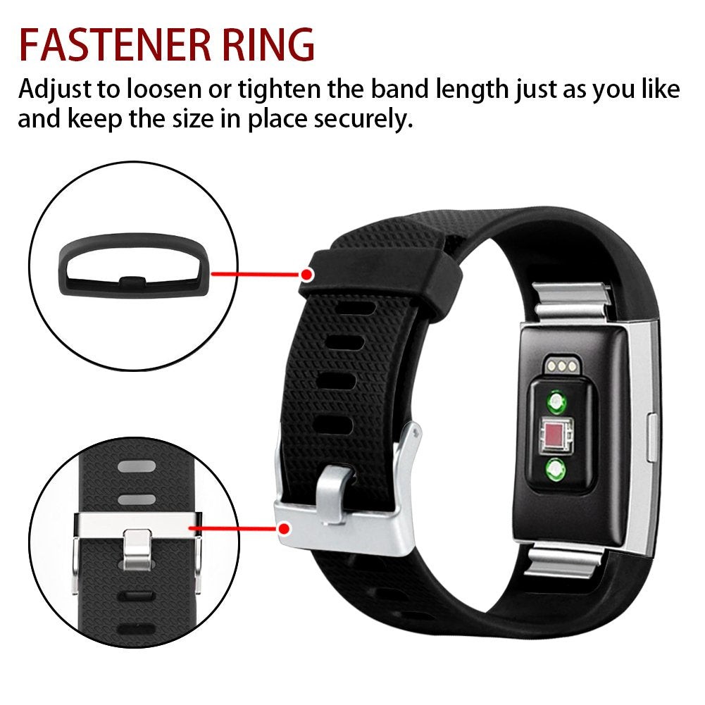 Fitness Tracker Normal Rubber band-Black-L