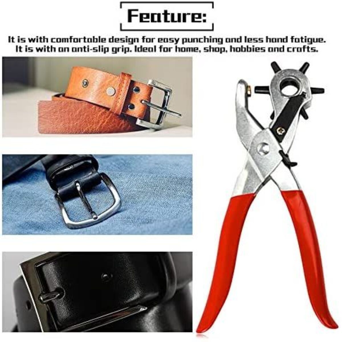 Leather Belt Hole Puncher Tool