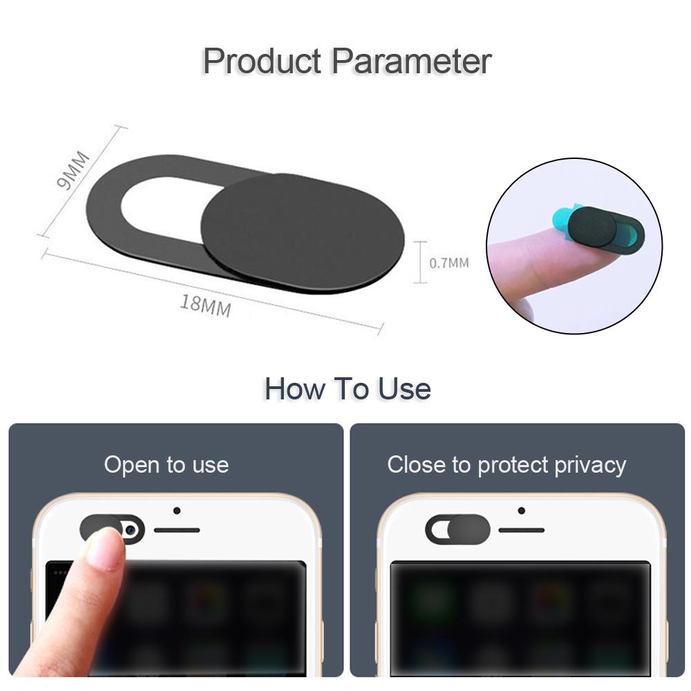 6Pcs Ultra Thin Webcam Cover Slider