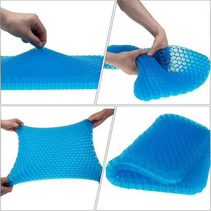 Breathable Honeycomb Gel Seat Cushion, 2 Layer
