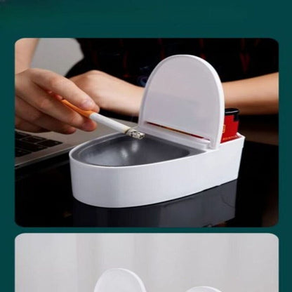 Wall Mounted Ashtray Toilet Shaped Ashtray With Cover
