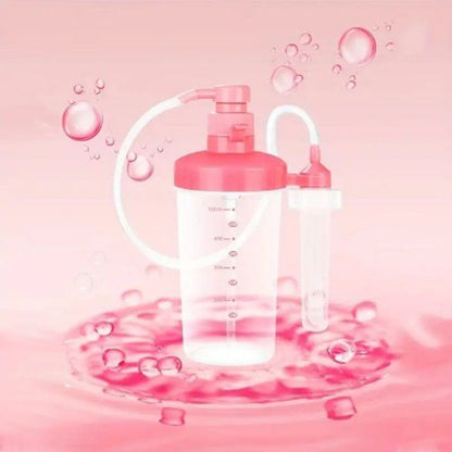 Manual Pressure Anal Vagina Douche Cleaner Irrigator Cleansing System