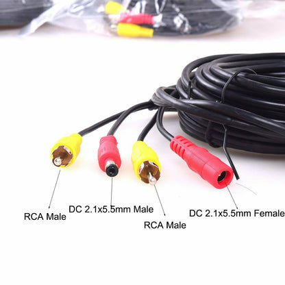 10M RCA Monitoring Cable