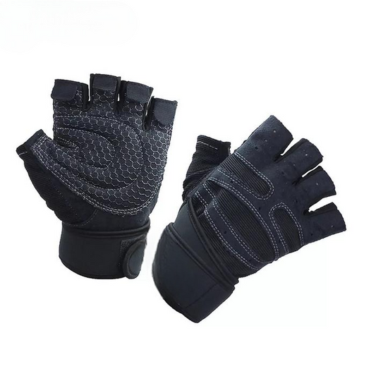 Half Finger Workout Gloves-L