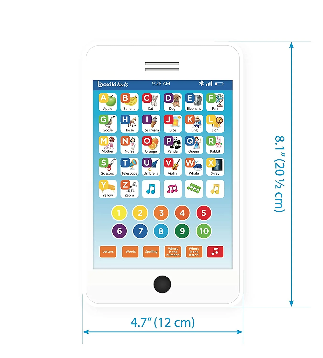 Educational Learning Tablet Toy, ABC & Numbers