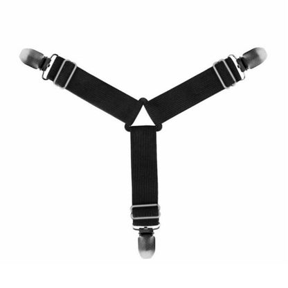 Triangle Bed Mattress Sheet Clip-Black