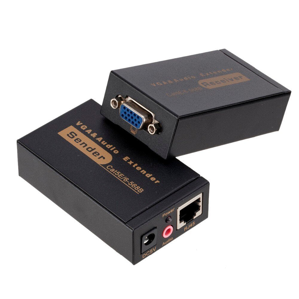 VGA 100m Extender With Power Supply