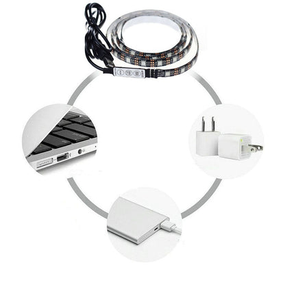 USB RGB 3M TV Back Light LED Strip Lights