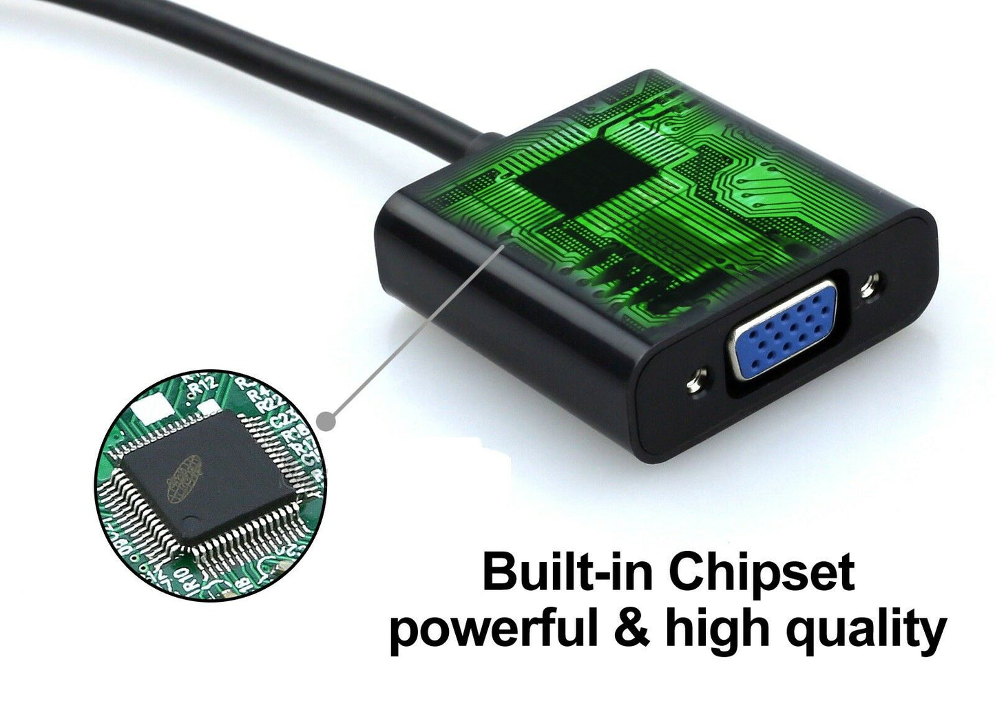 HDTV Male to VGA Female Adapter