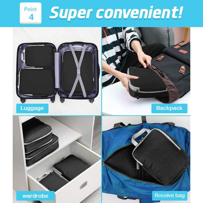 Waterproof Travel Luggage Storage Bags - 3pc/Pack