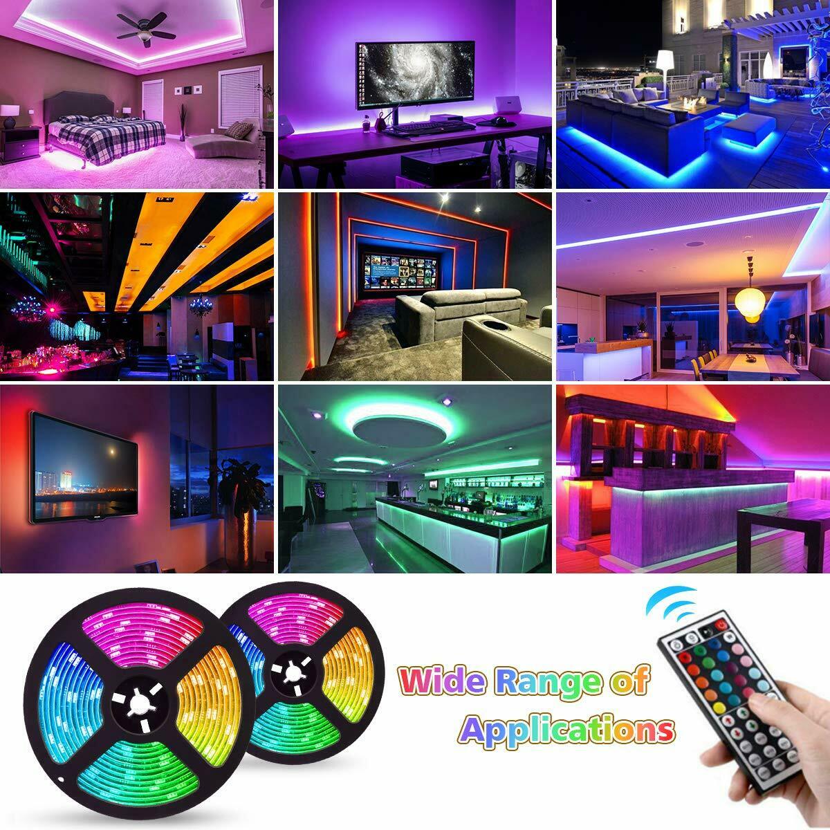 300 LED 5050 RGB LED strip With Adapter