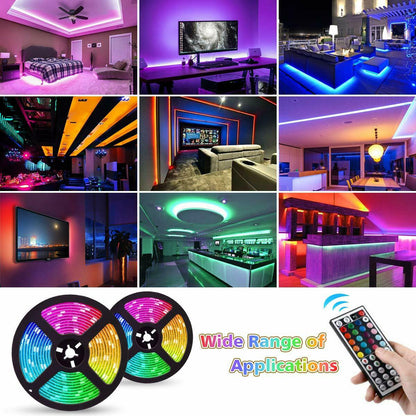 300 LED 5050 RGB LED strip With Adapter