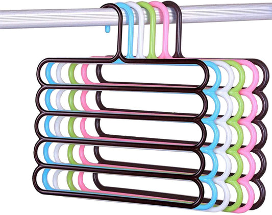 Multi-Purpose 5 Layer Pants Clothes Hanger