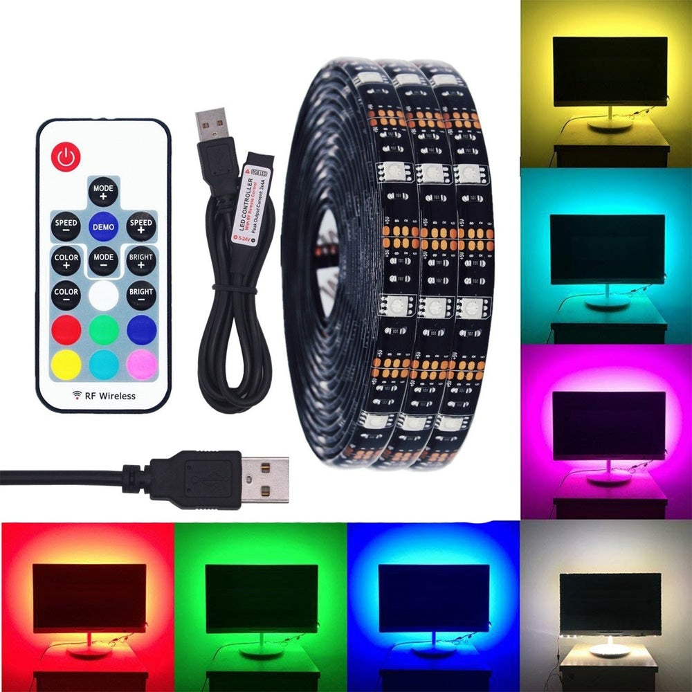 USB RGB 3M TV Back Light LED Strip Lights