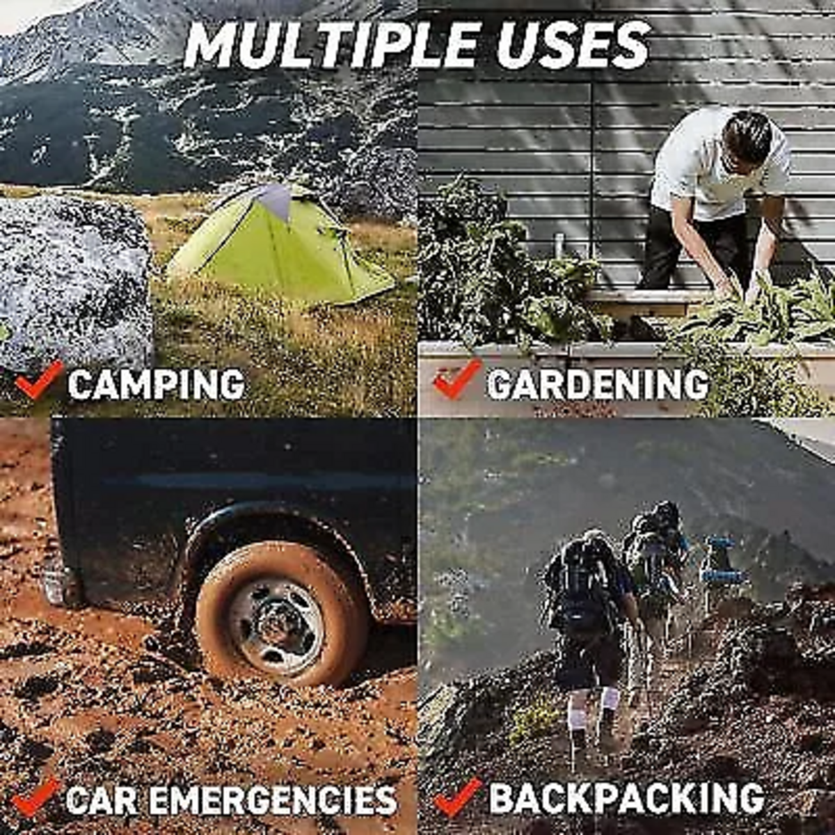 Folding Camping Shovel - Snow Removal