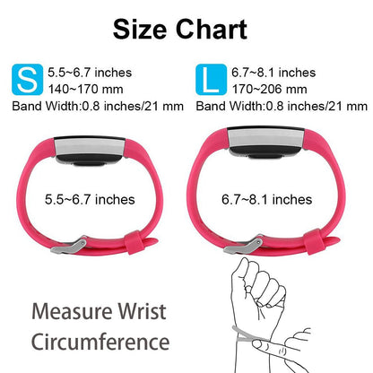 Fitness Tracker Normal Rubber band-Pink-S
