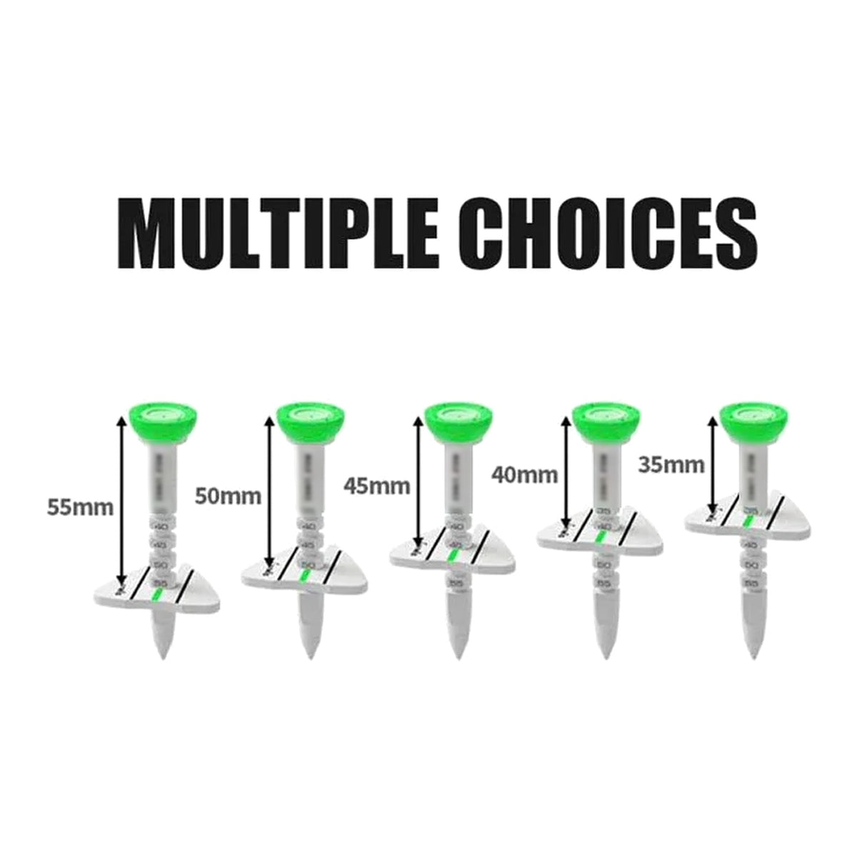 Adjustable Height Golf Tee Off with Greater Consistency & Shoot Better Scores