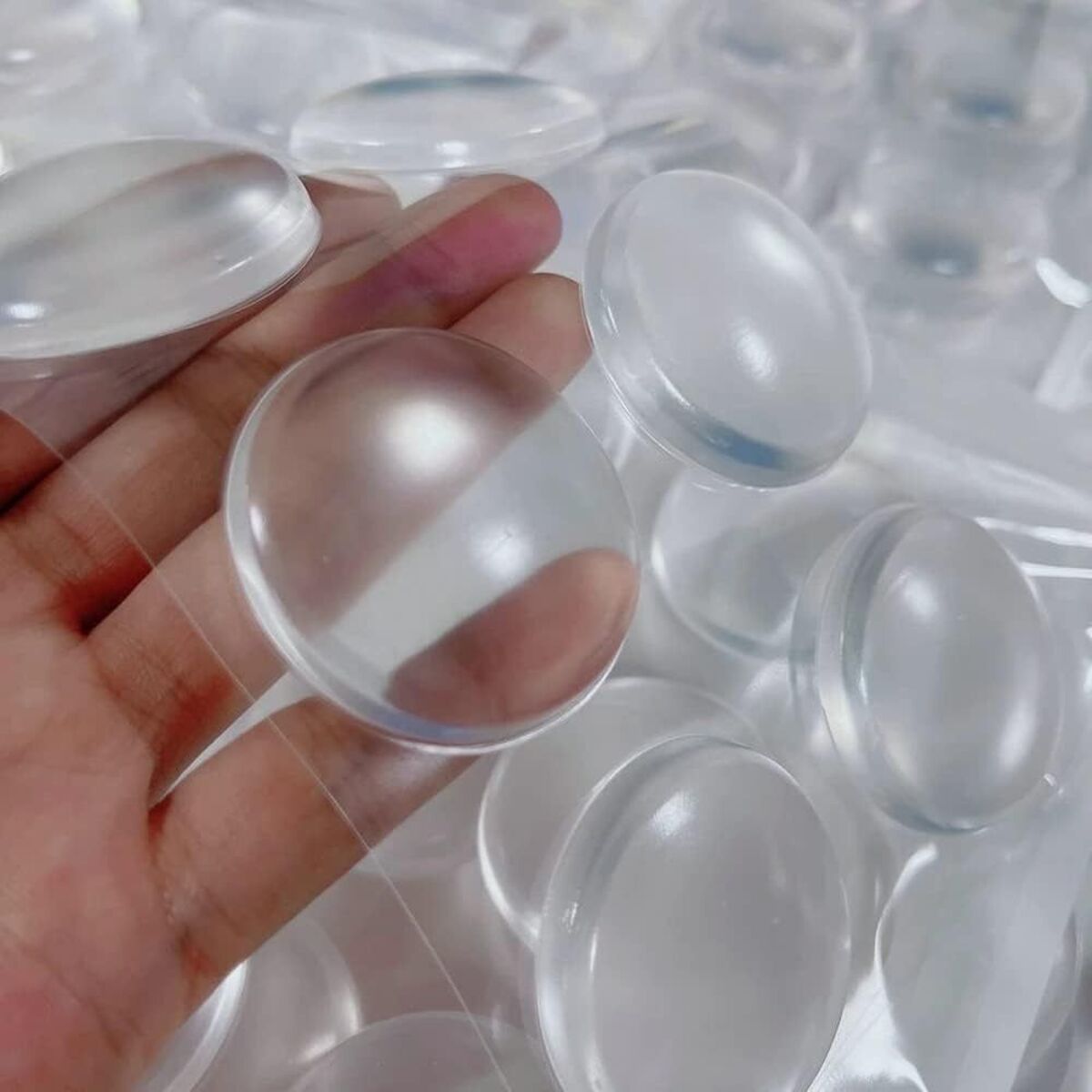 6pcs Clear Silicone Door Stoppers