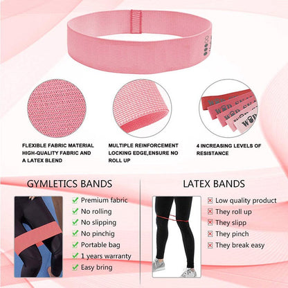 Exercise Resistance Loop Bands 5pcs/pack