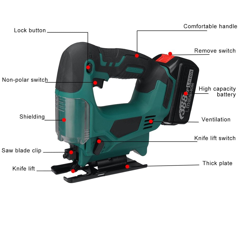18V Cordless Jig Saw