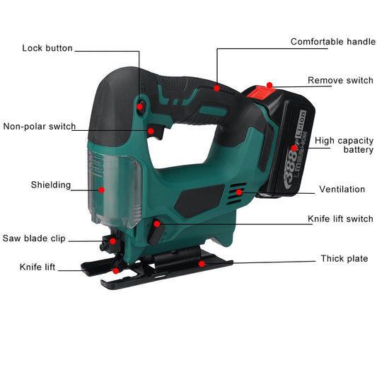 18V Cordless Jig Saw