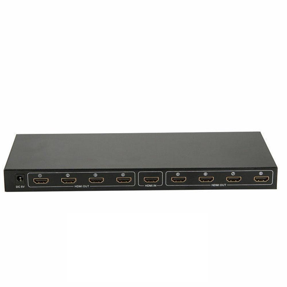 1x8 HDTV Splitter Video Distributor 1080P 3D
