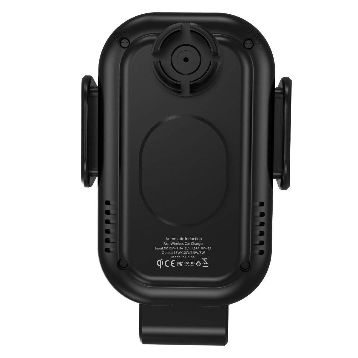 15W Fast Wireless Car Charger Vent Mount with CLIP AND SUCKING DISC